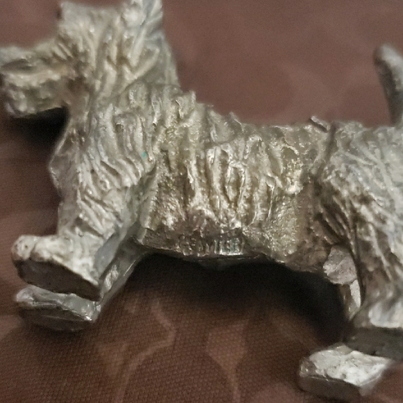Dog figurine silver or gray ! - Picture 7 of 9